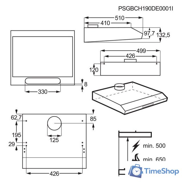 Кухонная вытяжка Electrolux LFU215X - Изображение №4 — Интернет-магазин Time-Shop