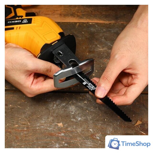 Сабельная пила Deko DKRS20-Li 063-4311 (с 2-мя АКБ, кейс) - Изображение №4 — Интернет-магазин Time-Shop