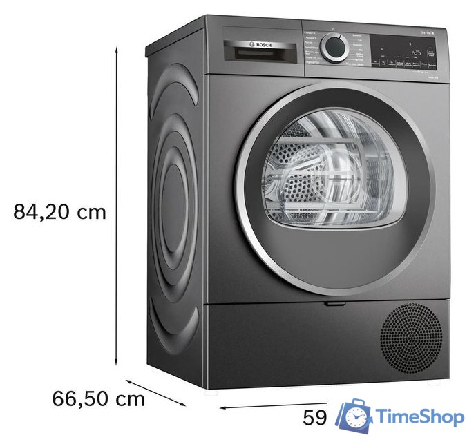Сушильная машина Bosch Serie 6 WQG243DRPL - Изображение №7 — Интернет-магазин Time-Shop