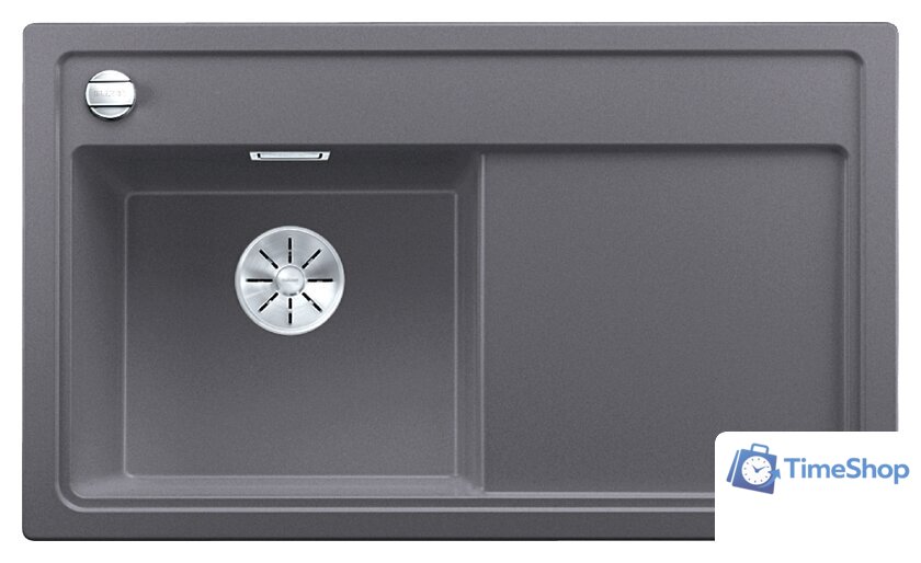 Кухонная мойка Blanco Zenar 45 S-F (левая, темная скала) - Изображение №1 — Интернет-магазин Time-Shop