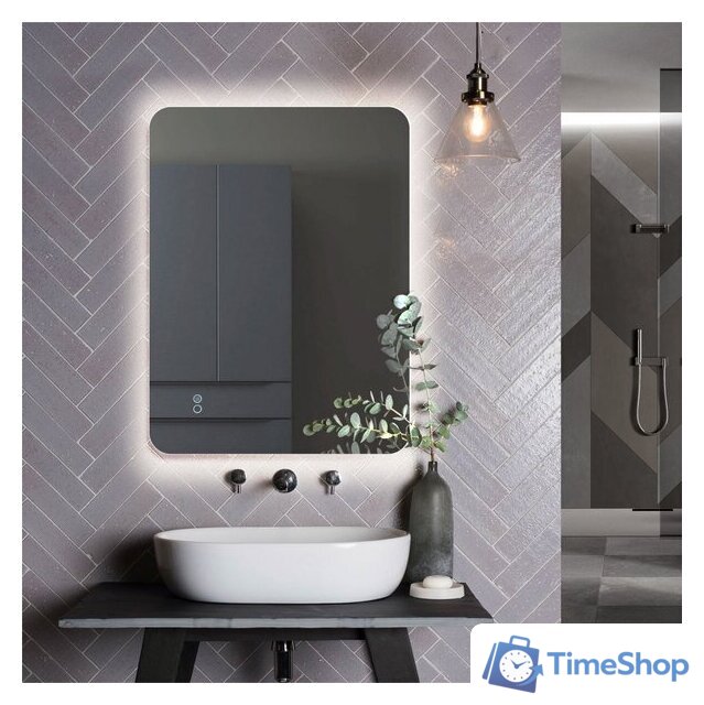  Алмаз-Люкс Зеркало Hanoi 6080sh-4 (с подсветкой, с сенсорной кнопкой, с подогревом) - Изображение №2 — Интернет-магазин Time-Shop