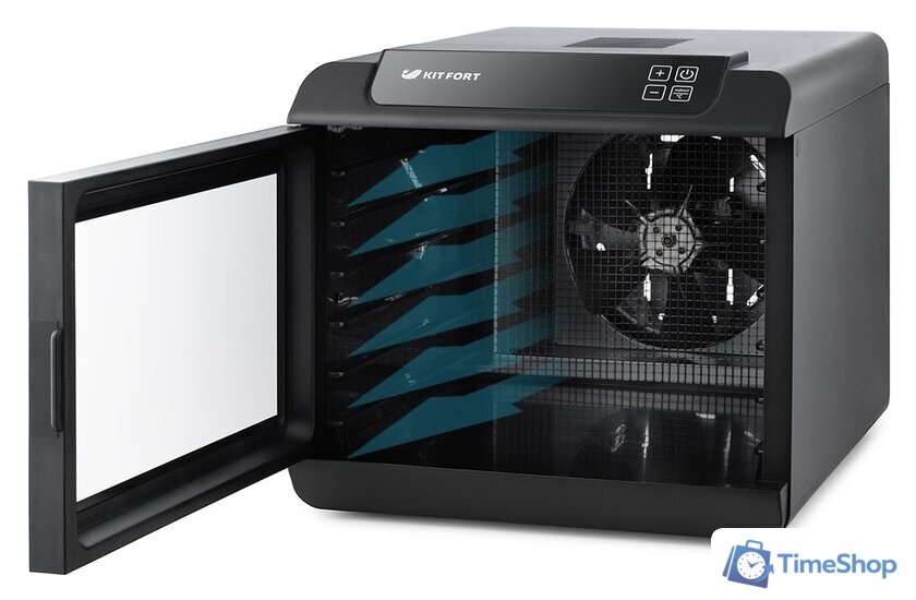 Сушилка для овощей и фруктов Kitfort KT-1904 - Изображение №4 — Интернет-магазин Time-Shop