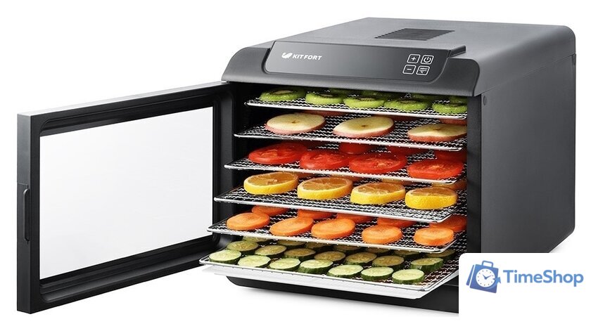 Сушилка для овощей и фруктов Kitfort KT-1904 - Изображение №3 — Интернет-магазин Time-Shop