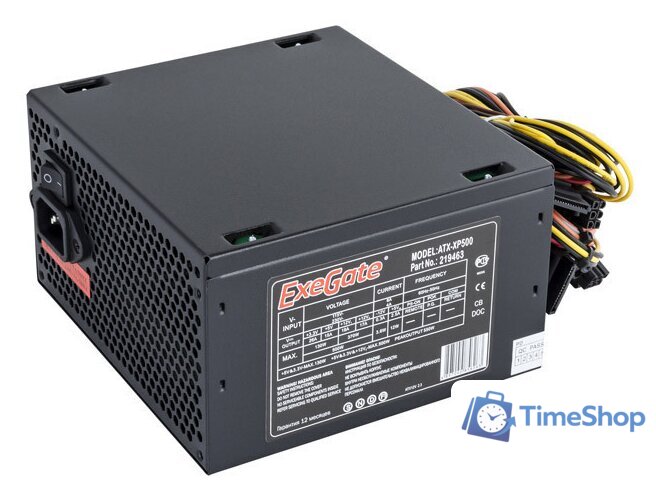 Блок питания ExeGate ATX-XP500 - Изображение №1 — Интернет-магазин Time-Shop