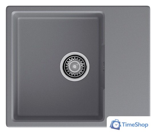 Кухонная мойка GranFest Urban GF-UR-658L (темно-серый) - Изображение №1 — Интернет-магазин Time-Shop