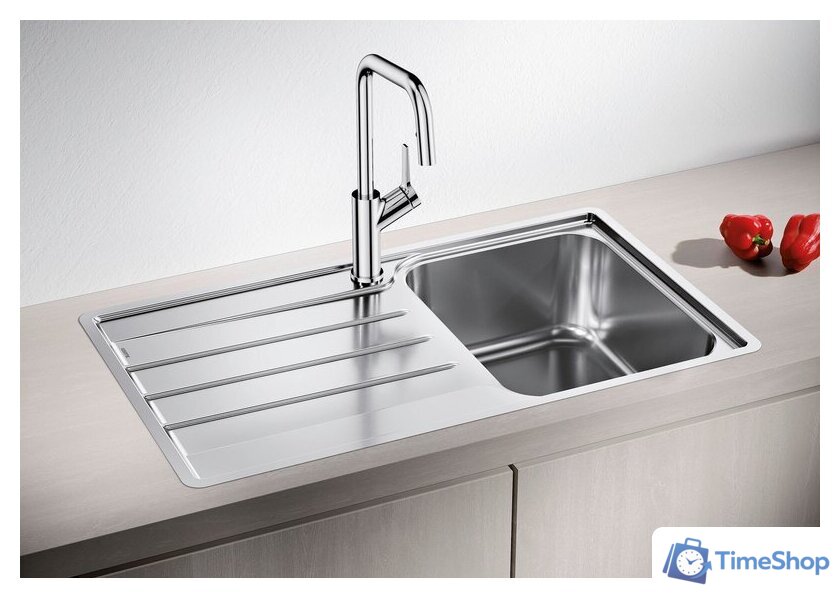 Кухонная мойка Blanco Lemis 45 S-IF 523030 (серебристый) - Изображение №2 — Интернет-магазин Time-Shop