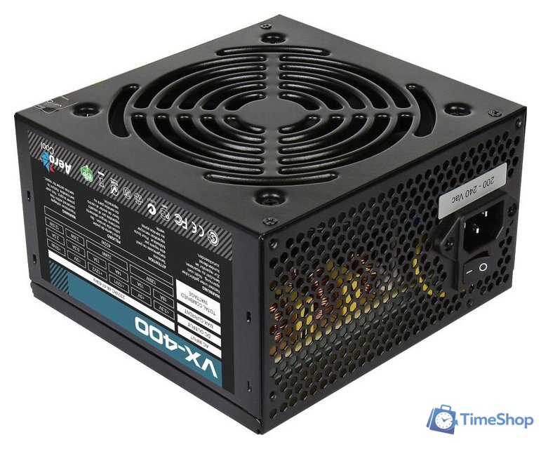 Блок питания AeroCool VX-400W - Изображение №1 — Интернет-магазин Time-Shop