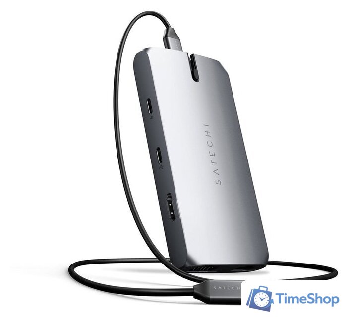 Док-станция Satechi USB-C On-The-Go Multiport Adapter ST-UCMBAM - Изображение №4 — Интернет-магазин Time-Shop