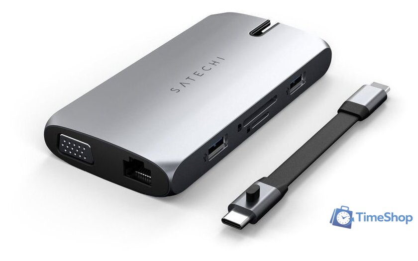 Док-станция Satechi USB-C On-The-Go Multiport Adapter ST-UCMBAM - Изображение №3 — Интернет-магазин Time-Shop