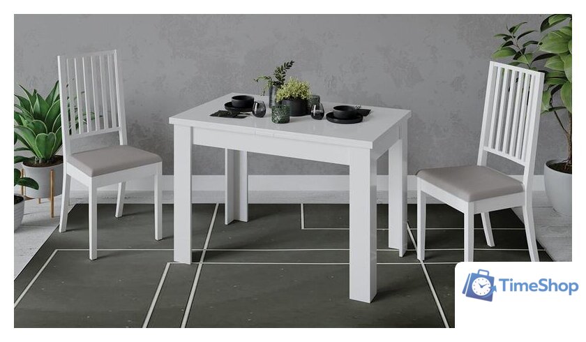 Кухонный стол Трия Промо тип 4 (белый/белый) - Изображение №3 — Интернет-магазин Time-Shop