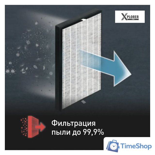 Робот-пылесос Tefal X-Plorer Serie 130AI Animal & Allergy RG9077WH - Изображение №10 — Интернет-магазин Time-Shop