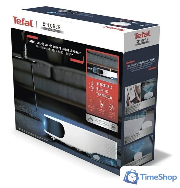 Робот-пылесос Tefal X-Plorer Serie 130AI Animal & Allergy RG9077WH - Изображение №2 — Интернет-магазин Time-Shop