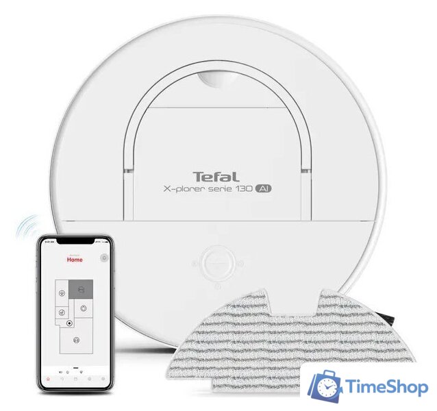 Робот-пылесос Tefal X-Plorer Serie 130AI Animal & Allergy RG9077WH - Изображение №1 — Интернет-магазин Time-Shop