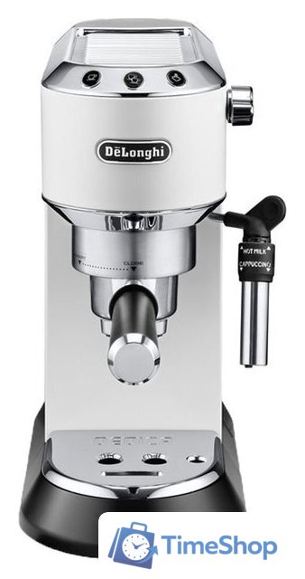 Рожковая кофеварка DeLonghi Dedica EC 685.W - Изображение №1 — Интернет-магазин Time-Shop