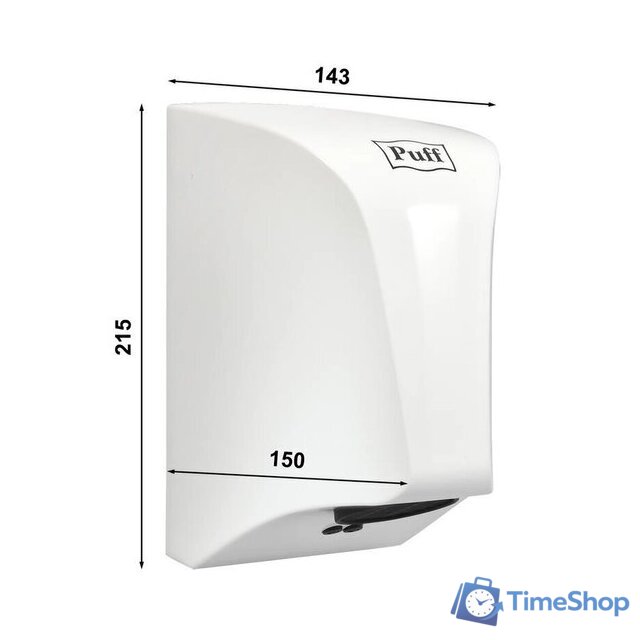Сушилка для рук Puff 8809 - Изображение №9 — Интернет-магазин Time-Shop