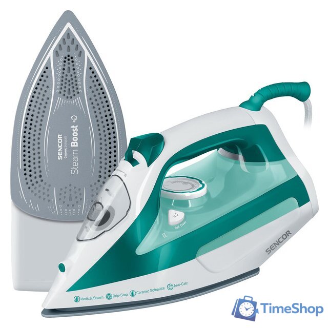 Утюг Sencor SSI 6100GR - Изображение №1 — Интернет-магазин Time-Shop