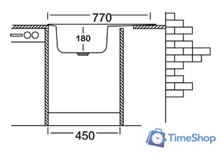 Кухонная мойка Kromevye EX 159 D - Изображение №3 — Интернет-магазин Time-Shop