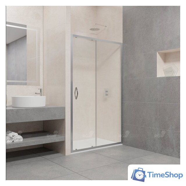 Душевая дверь RGW PA-016 130 (хром/прозрачное стекло) - Изображение №1 — Интернет-магазин Time-Shop