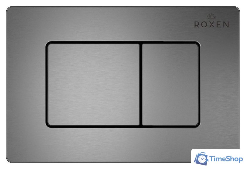 Унитаз подвесной Roxen Antares One Rimless 6 в 1 StounFix Dual Fresh 613423 (оружейная сталь/металл) - Изображение №19 — Интернет-магазин Time-Shop