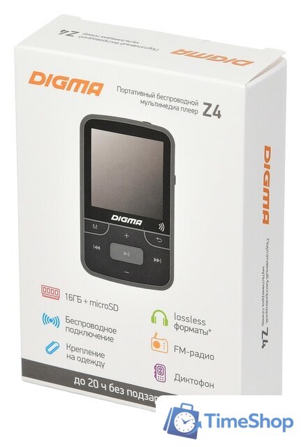 Плеер MP3 Digma Z4 16GB - Изображение №8 — Интернет-магазин Time-Shop