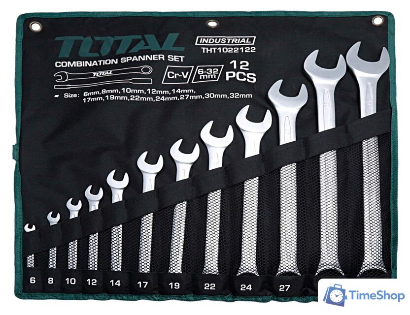 Набор ключей Total THT1022122 (12 предметов) - Изображение №1 — Интернет-магазин Time-Shop