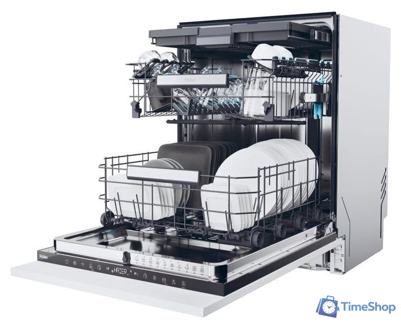 Встраиваемая посудомоечная машина Haier XS 6B0S3FSB - Изображение №4 — Интернет-магазин Time-Shop