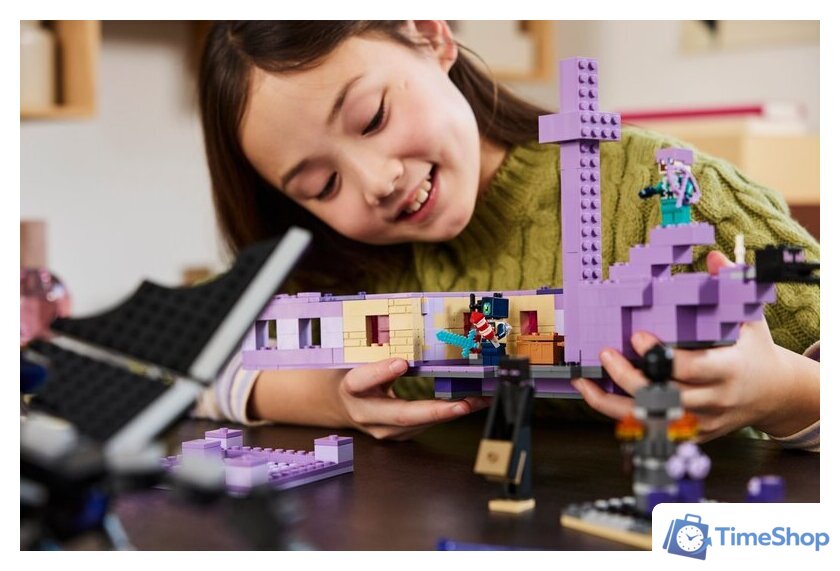 Конструктор LEGO Minecraft 21264 Эндер-Дракон и Корабль Края - Изображение №10 — Интернет-магазин Time-Shop