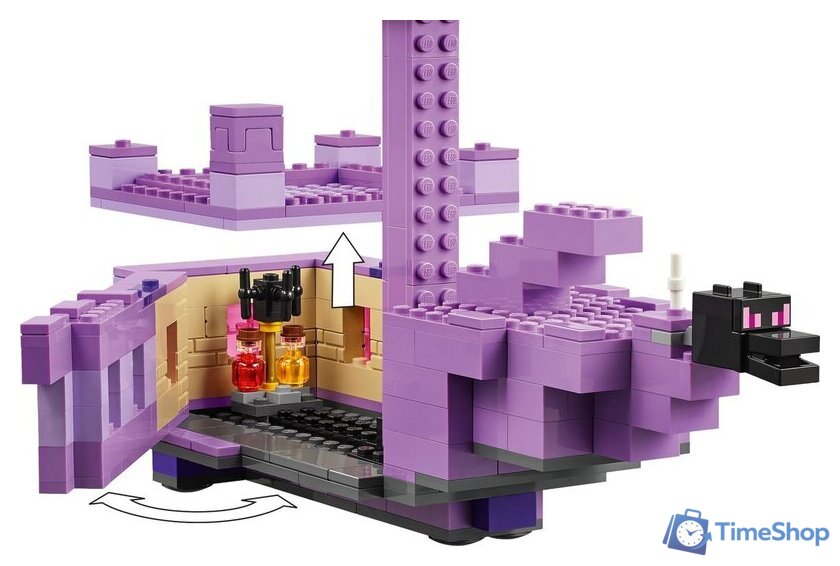 Конструктор LEGO Minecraft 21264 Эндер-Дракон и Корабль Края - Изображение №5 — Интернет-магазин Time-Shop