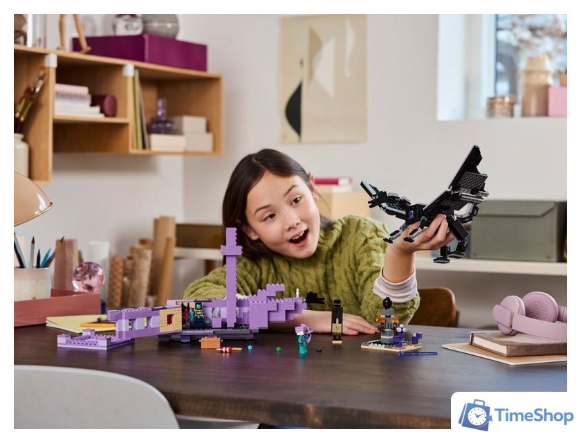 Конструктор LEGO Minecraft 21264 Эндер-Дракон и Корабль Края - Изображение №9 — Интернет-магазин Time-Shop