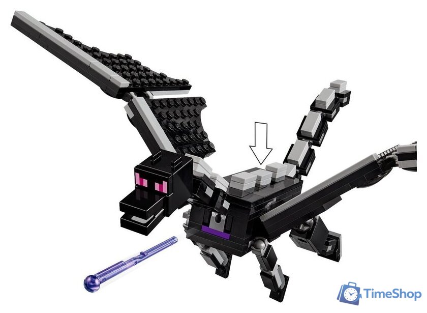 Конструктор LEGO Minecraft 21264 Эндер-Дракон и Корабль Края - Изображение №6 — Интернет-магазин Time-Shop