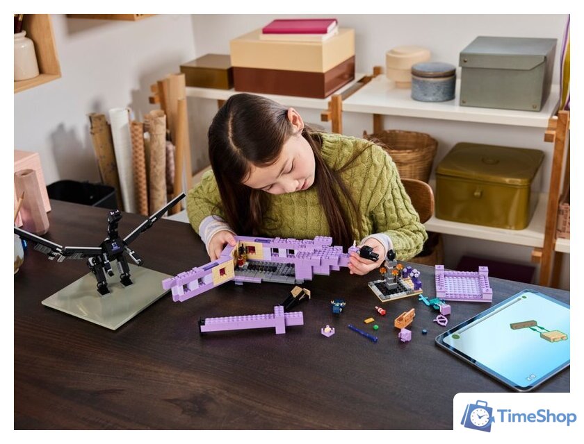 Конструктор LEGO Minecraft 21264 Эндер-Дракон и Корабль Края - Изображение №11 — Интернет-магазин Time-Shop