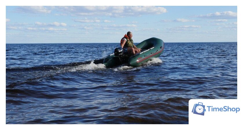 Моторно-гребная лодка Leader Boats Тайга-280-М 34115021 (зеленый) - Изображение №8 — Интернет-магазин Time-Shop