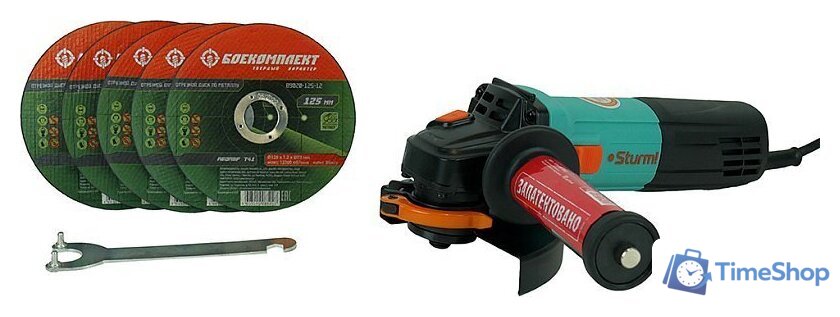 Угловая шлифмашина Sturm AG90125E - Изображение №1 — Интернет-магазин Time-Shop