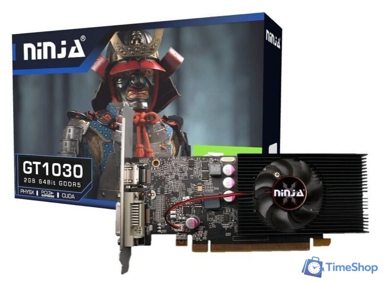 Видеокарта Sinotex Ninja GeForce GT 1030 4GB DDR4 NK103FG44F - Изображение №2 — Интернет-магазин Time-Shop