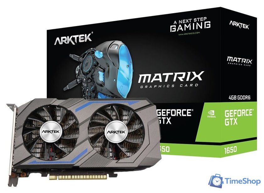 Видеокарта Arktek GeForce GTX 1650 4GB GDDR6 AKN1650D6S4GH1 - Изображение №4 — Интернет-магазин Time-Shop