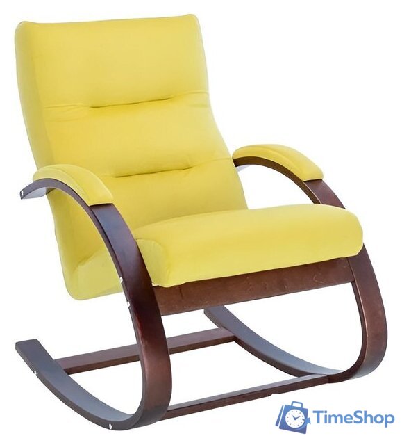 Кресло-качалка Импэкс Leset Милано (орех текстура/V 28) - Изображение №1 — Интернет-магазин Time-Shop