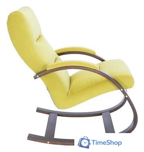 Кресло-качалка Импэкс Leset Милано (орех текстура/V 28) - Изображение №2 — Интернет-магазин Time-Shop