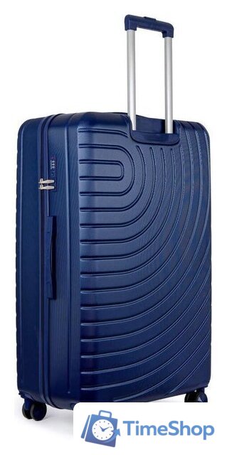 Чемодан-спиннер Solier STL1064 (XL, синий) - Изображение №3 — Интернет-магазин Time-Shop