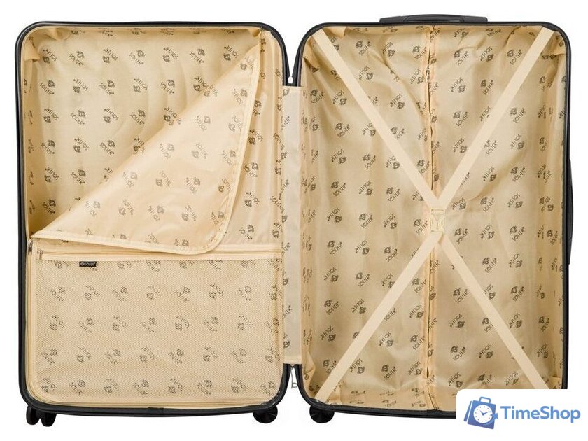 Чемодан-спиннер Solier STL1064 (XL, синий) - Изображение №4 — Интернет-магазин Time-Shop