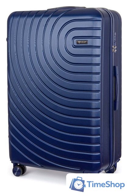 Чемодан-спиннер Solier STL1064 (XL, синий) - Изображение №2 — Интернет-магазин Time-Shop