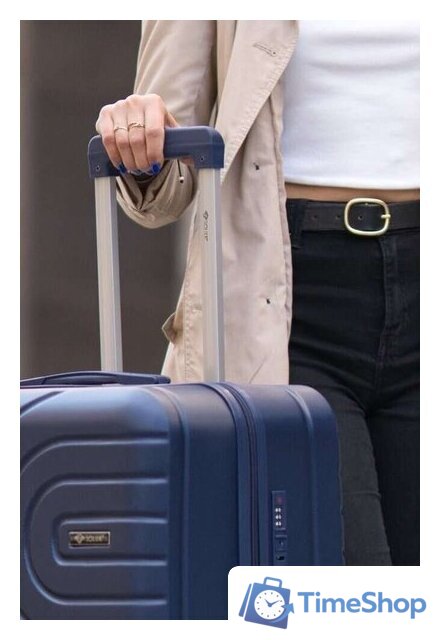 Чемодан-спиннер Solier STL1064 (XL, синий) - Изображение №10 — Интернет-магазин Time-Shop