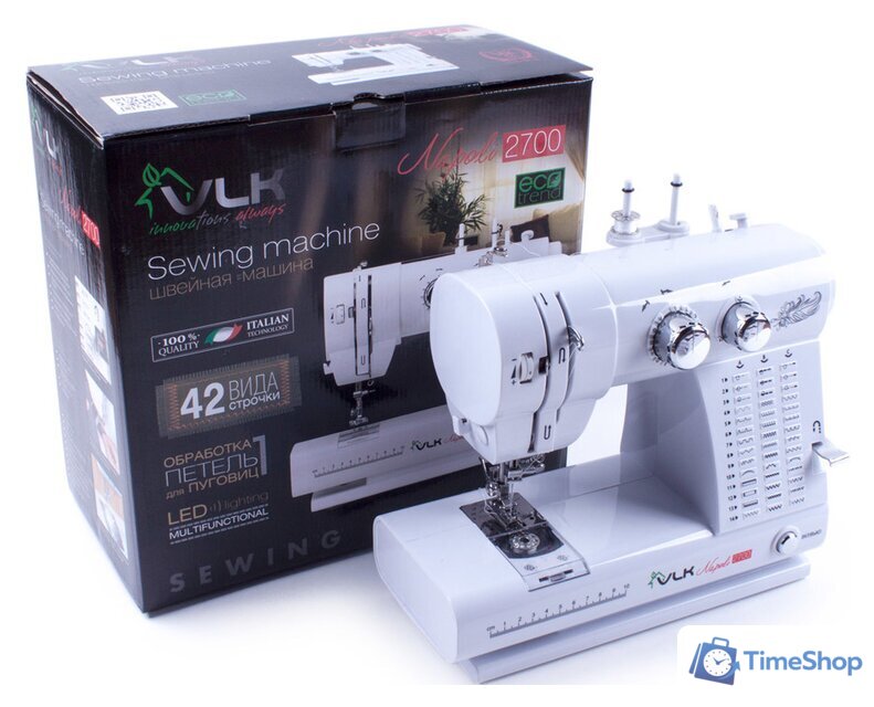 Электромеханическая швейная машина VLK Napoli 2700 [80189] - Изображение №6 — Интернет-магазин Time-Shop