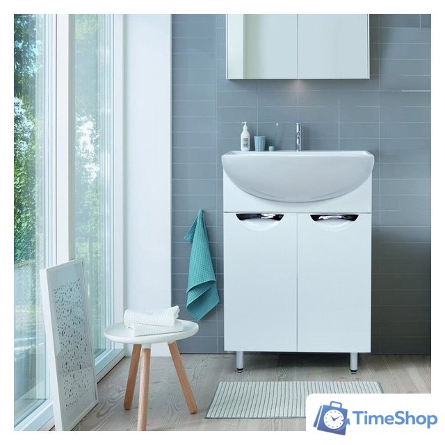  Doratiz Тумба под умывальник Doratiz Афина 55 9912.473 (белый) - Изображение №18 — Интернет-магазин Time-Shop