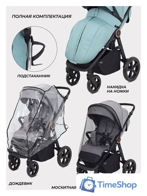 Коляска прогулочная «книга» MOWbaby Trail 2025 MB090 (зеленый) - Изображение №9 — Интернет-магазин Time-Shop