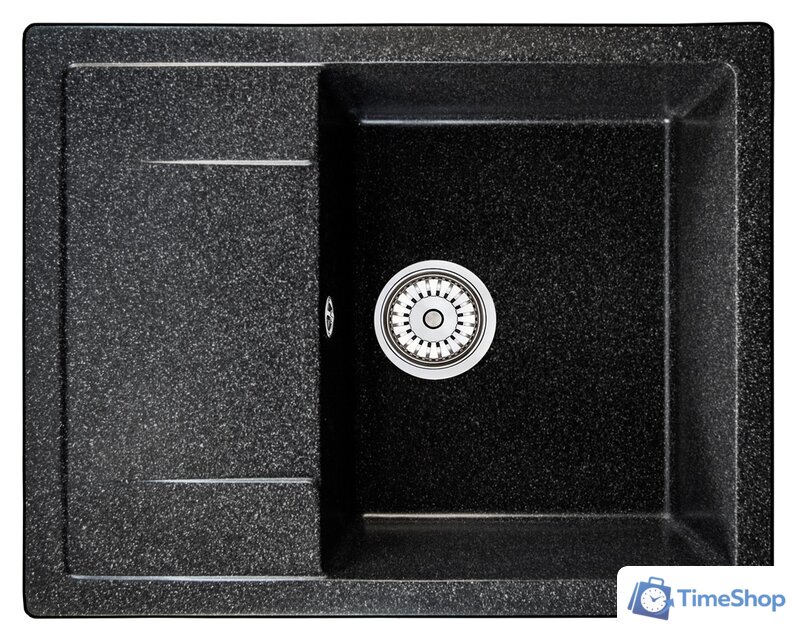 Кухонная мойка Berge BR-6502 (черный матовый) - Изображение №1 — Интернет-магазин Time-Shop