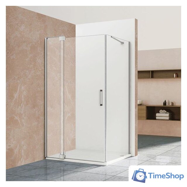 Душевой уголок Vincea Extra VSR-1E809010CL (хром/прозрачное) - Изображение №1 — Интернет-магазин Time-Shop