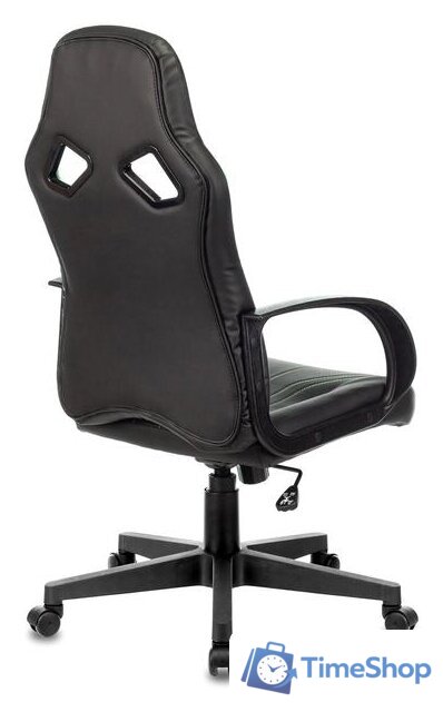 Игровое (геймерское) кресло Zombie Runner (черный/зеленый) - Изображение №4 — Интернет-магазин Time-Shop