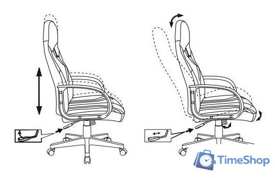 Игровое (геймерское) кресло Zombie Runner (черный/зеленый) - Изображение №5 — Интернет-магазин Time-Shop