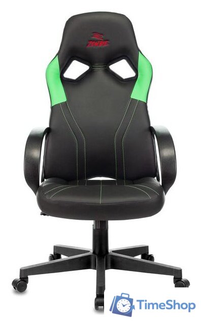 Игровое (геймерское) кресло Zombie Runner (черный/зеленый) - Изображение №2 — Интернет-магазин Time-Shop