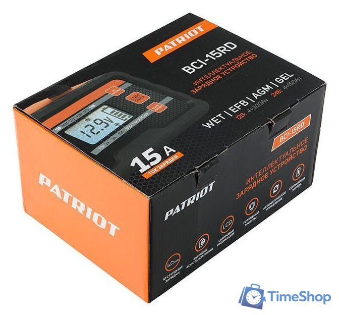 Зарядное устройство Patriot BCI-15RD - Изображение №2 — Интернет-магазин Time-Shop